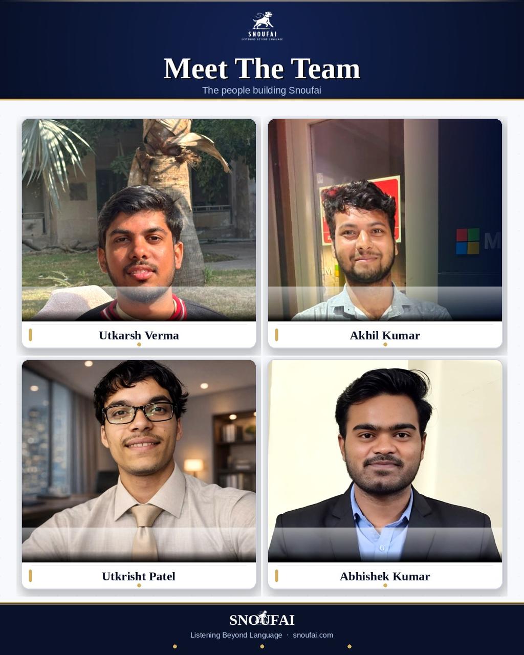 Meet the Snoufai Team